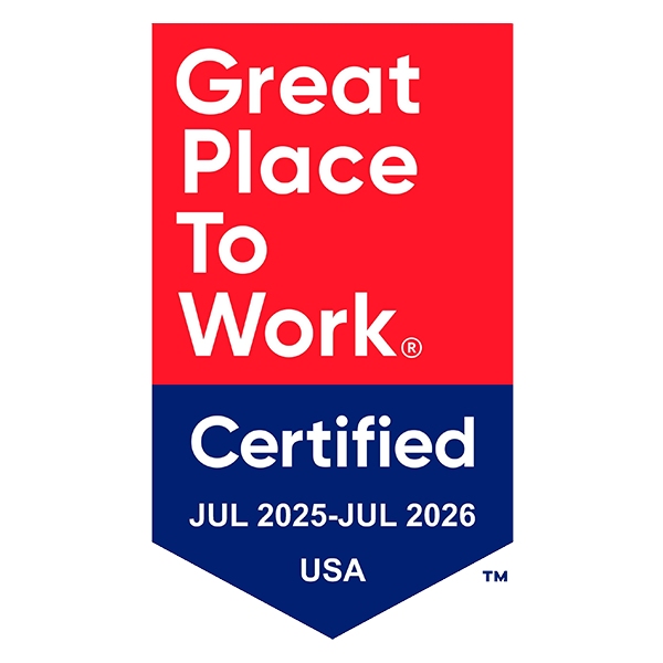Great Place to Work Certified 2025-2026 Badge